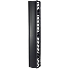 APC Valueline, Vertical Cable Manager for 2 & 4 Post Racks, 84"H X 12"W, Single-Sided with Door (AR8765)