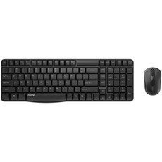 Rapoo X1800S Wireless Optical Mouse & Keyboard Combo - Black