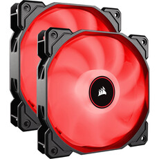 Corsair Air Series AF140 LED 140mm Cooling Fan Dual Pack - Red