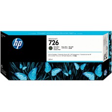 Genuine HP 726 300-ml Matte Black DesignJet Ink Cartridge (CH575A)