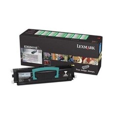 Lexmark E352H11E High Yield Return Program Black Laser Toner Cartridge (E352H11E)