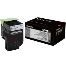 Genuine Lexmark 700H1 Black High Yield Toner Cartridge (70C0H10)