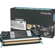 Lexmark C5240KH High Yield Return Program Black Laser Toner Cartridge