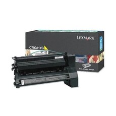 Lexmark C780A1YG Yellow Laser Toner Cartridge (C780A1YG)