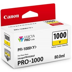 Genuine Canon Lucia PFI-1000 Yellow Ink Cartridge