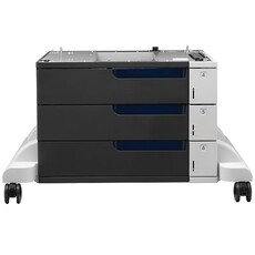 HP Color LaserJet 3x500-sheet Paper Feeder and Stand (CE725A)