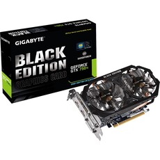 GIGABYTE nVidia GeForce GTX 750Ti OC 2GB Black Edition Graphics Card