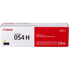 Genuine Canon 054H High Capacity Yellow Toner Cartridge (3025C002AA)