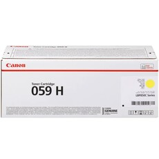 Genuine Canon 059H High Yield Yellow Toner Cartridge (3624C001AA)