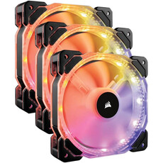 Corsair HD120 RGB LED High Performance 120mm PWM Cooling Fan - Three Pack with Controller