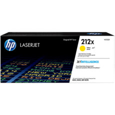 Genuine HP 212X High Yield Yellow LaserJet Toner Cartridge (W2122X)