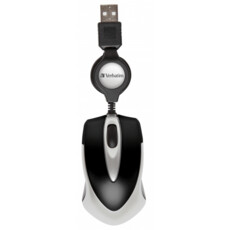 Verbatim Go Mini Optical Travel Mouse - Black (M49020)