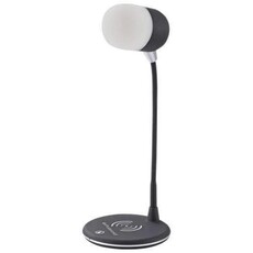 Polaroid Bluetooth Lamp With Wireless Charging - Black (PL555BK)