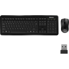 Meetion 2.4G Wireless Mouse And Keyboard Combo - Black (C4120)