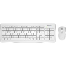 Meetion 2.4G Wireless Mouse And Keyboard Combo - White (C4120W)