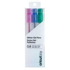 Cricut Joy Medium Point Gel Pen Set 3-Pack - Glitter Pink, Blue, Green (CC MED POINT GEL PEN PK BL GN)