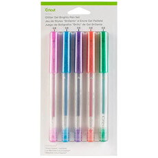 Cricut Explore + Maker Medium Point Gel Pen Set 5-Pack - Glitter Brights (CC EM MED POINT GEL PEN SET)