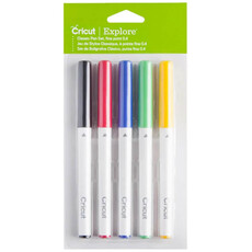 Cricut Explore/Maker Fine Point Pen Set 5-Pack - Classics (CC FINE PP SET 5PK CLAS)