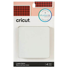 Cricut Infusible Ink Aluminum Coasters 4-pack - White, Square (CC INF INK COASTER SQ)