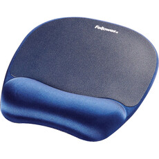 Fellowes Memory Foam Mousepad Wrist Support - Sapphire (9172801)