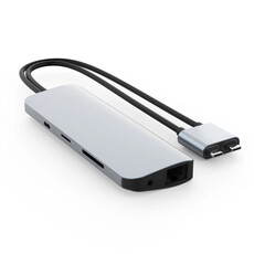 Hyper HyperDrive VIPER 10-in-2 USB-C Silver Hub (HD392-SILVER)