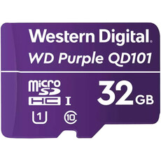 WD Purple 32GB SC QD101 ULTRA Endurance Class 10UHS.I U1 MICROSDXC (WDD032G1P0C)