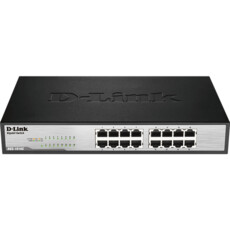 D-Link 16 Port Gigabit Unmanaged Switch - Rackmount - Metal Case (DGS-1016C)