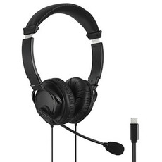 Kensington USB-C Call Centre Dual Headset/Headphones - Black (K97457WW)