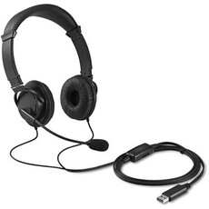 Kensington USB-A Call Centre Dual Headset/Headphones - Black (K33065WW)