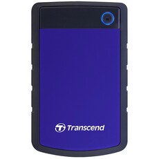 Transcend StoreJet 25H3 2TB USB 3.1 Robust External Hard Drive – Blue (TS2TSJ25H3B)