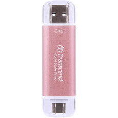 Transcend ESD310 2TB USB 3.2 Dual Type A & C Pink Portable Solid State Drive (TS2TESD310P)