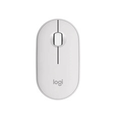 Logitech Pebble Mouse 2 M350s Compact Bluetooth Mouse - Tonal White (910-007013)