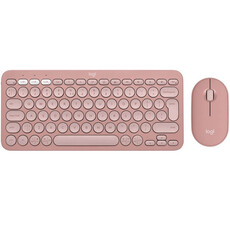 Logitech Pebble 2 Bluetooth Keyboard and Mouse Combo - Tonal Rose