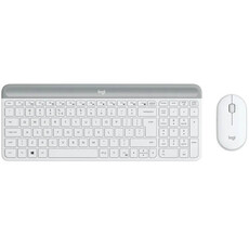 Logitech MK470 Slim Wireless Keyboard and Mouse Combo - Off White