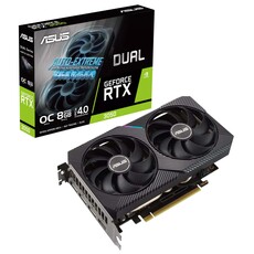 ASUS Dual GeForce RTX 3050 8GB GDDR6 OC Edition Graphics Card (90YV0HH0-M0NA00)