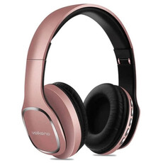 Volkano Phonic Series Bluetooth Full Size Rose Gold Headphones (VK-2002-GD)