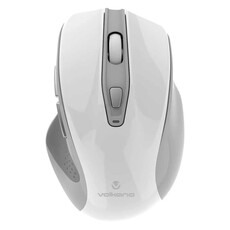 Volkano Aurum Series Rechargeable Bluetooth 2.4GHz White Mouse (VK-20235-WT)