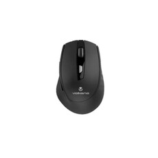 Volkano Chrome Series 2.4Ghz Wireless Ergonomic Black Mouse (VK-20234-BK)