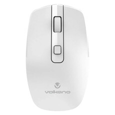 Volkano Granite Series Rechargeable Wireless White Mouse (VK-20196-WT)