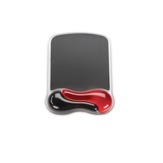 Kensington Duo Black/Red Gel Wrist Rest Mouse Pad (62402)