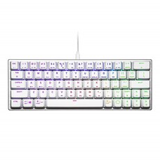 Cooler Master SK620 Space ARGB White Mechanical Gaming Wired Keyboard (SK-620-SKTR1-US)