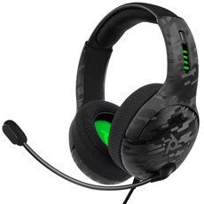 PDP LVL50 Wired Headset for Xbox Series X|S & PC - Black Camo