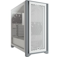 Corsair 4000D Airflow Tempered Glass Mid-Tower ATX White PC Case (CC-9011201-WW)