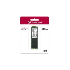 Transcend MTE115 Series 500GB M.2 2280 PCIe NVMe Gen3 x4 Solid State Drive (TS500GMTE115S)