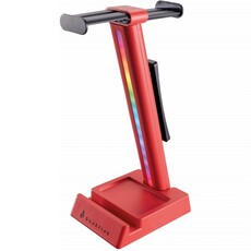 SureFire Vinson N1 Dual Balance RGB Gaming Headset Stand - Red