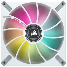 Corsair iCUE ML140 RGB ELITE Premium 140mm PWM White Magnetic Levitation Fan (CO-9050118-WW)