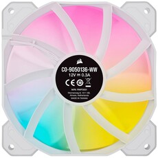 Corsair iCUE SP120 RGB ELITE Performance 120mm White PWM Fan (CO-9050137-WW)