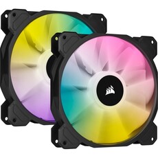 Corsair iCUE SP140 Dual Fan Kit with Lighting Node CORE RGB ELITE Performance 140mm PWM Fan (CO-9050111-WW)