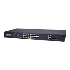 VIVOTEK 16xFE PoE+2xGE Unmanaged Combo Switch (AW-FGT-180D-250)