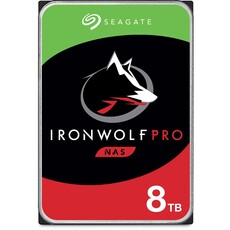 Seagate 8 TB Ironwolf Pro 3.5" NAS Hard Drive (ST8000NT001)